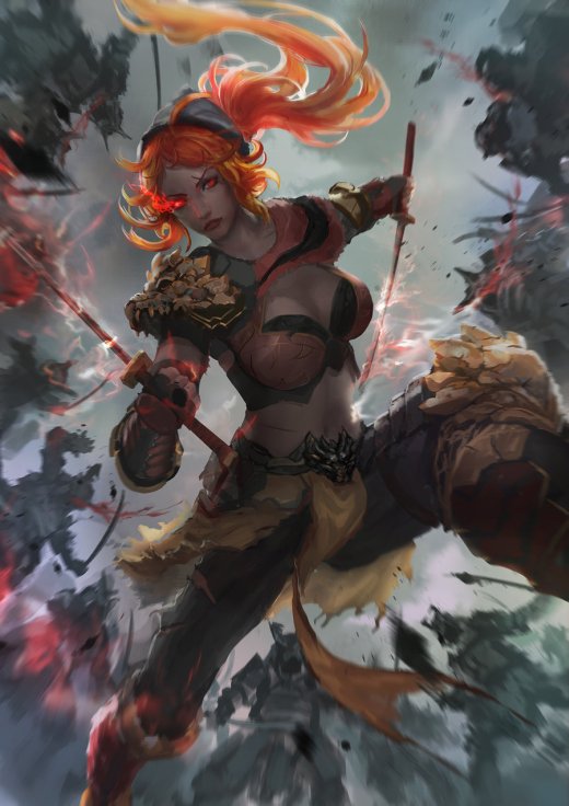 As incríveis ilustrações de fantasia para games de Ng Yong Hui Ng Yong Hui cglas deviantart ilustrações incríveis fantasia games mulheres
