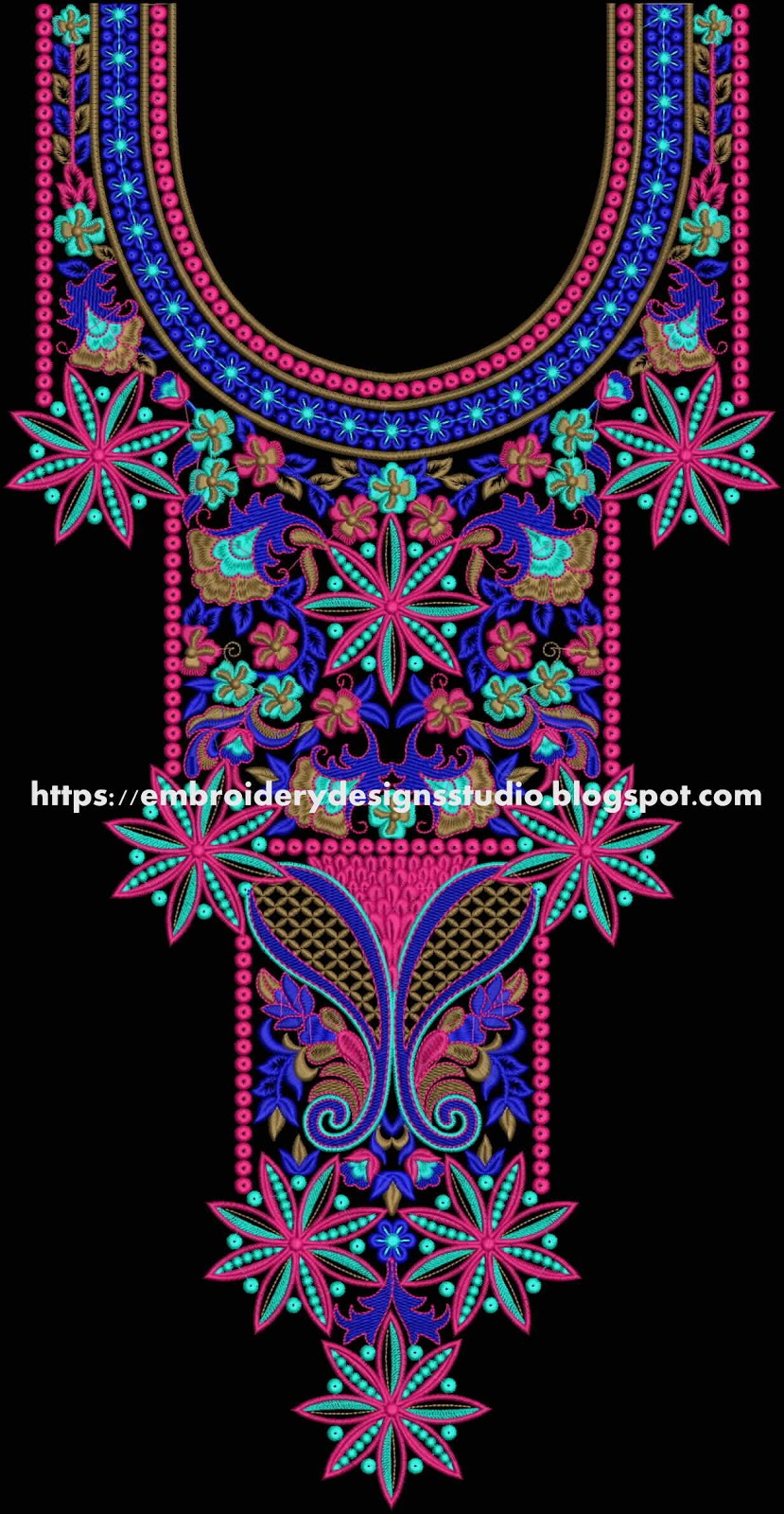 Embroidery Library NecklineFree Download Embroidery Designs