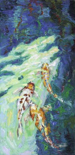palette knife water painting