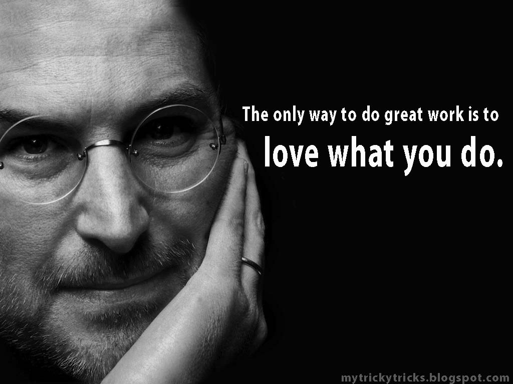 Trickytricks: Steve Jobs Wallpaper : Words of steve jobs