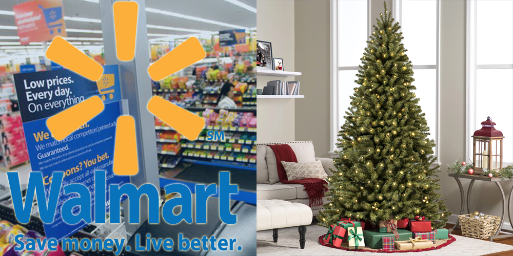 walmart christmas tree