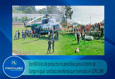 Llegó ayuda para damnificados cajatambo…