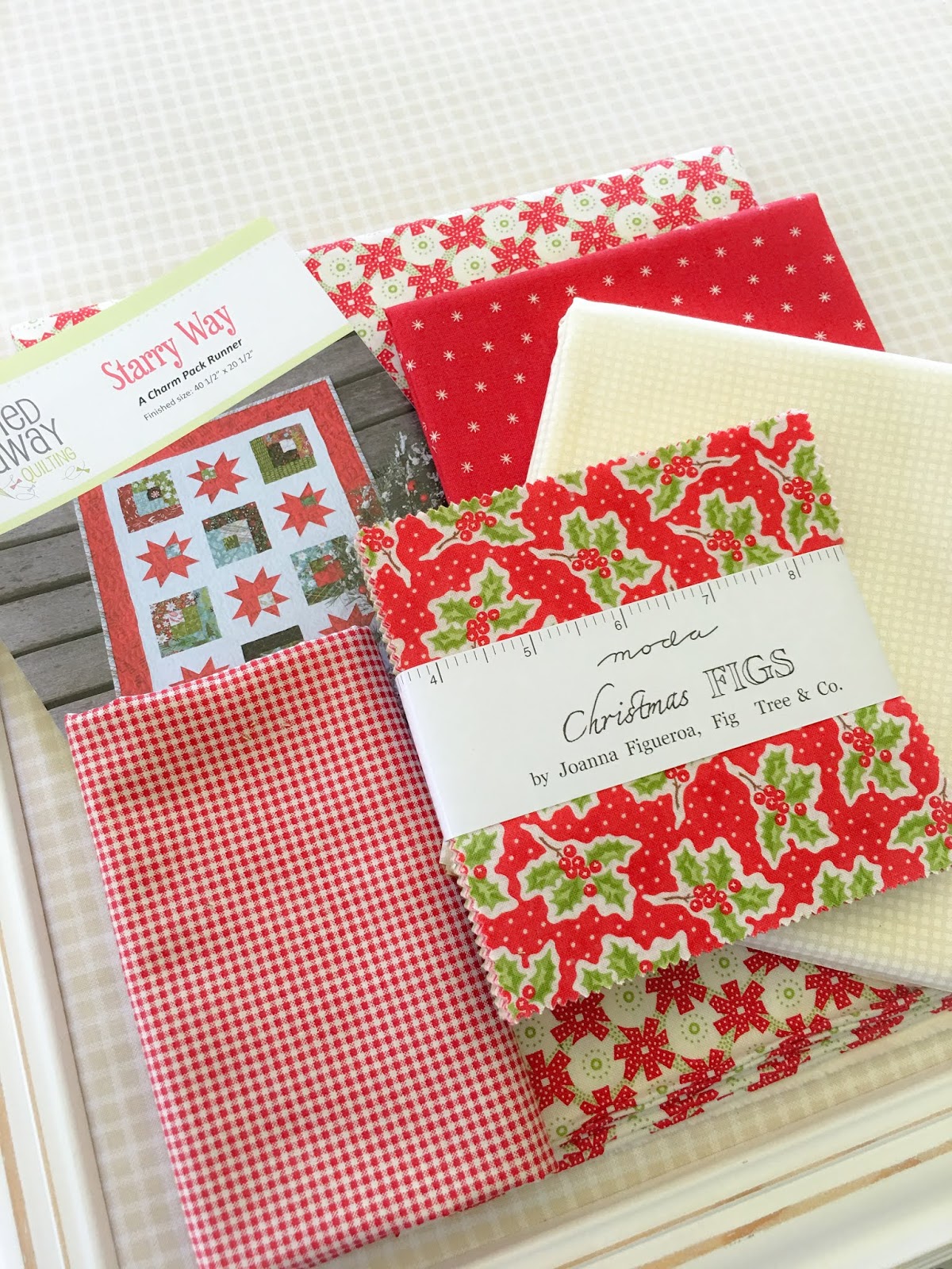 Carried Away Quilting Custom kits featuring Christmas Figs by Fig Tree