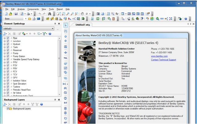 water cad software