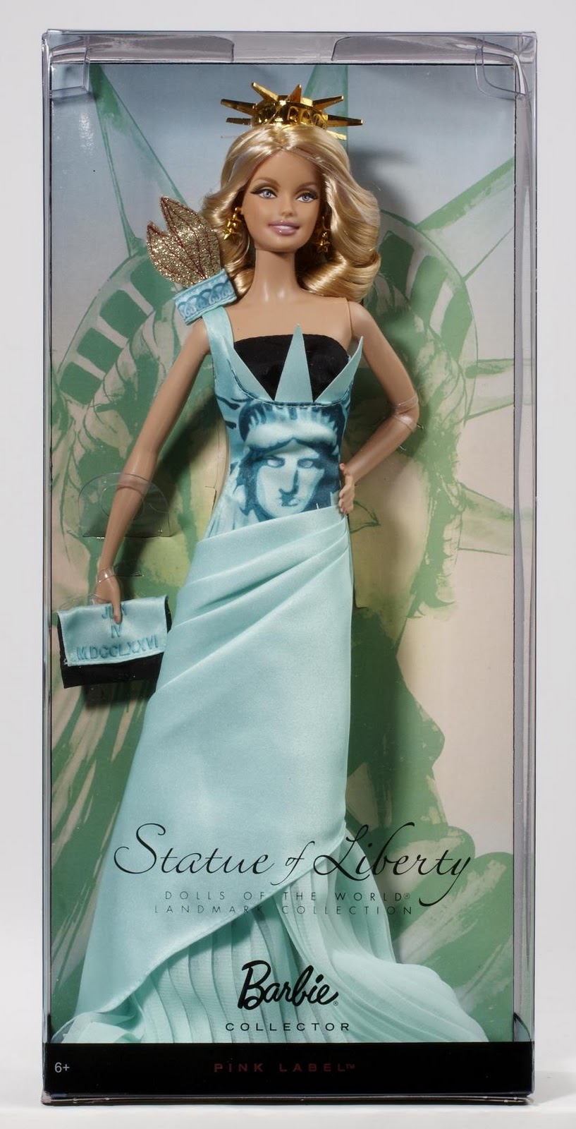 THE FASHION DOLL REVIEW: Statue of Liberty Doll of the World plus collectible Ornament available