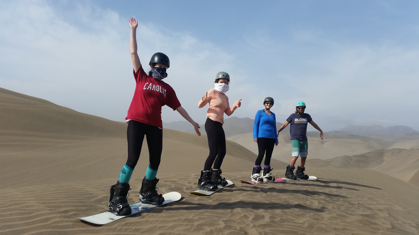 SANDBOARDING IN LIMA