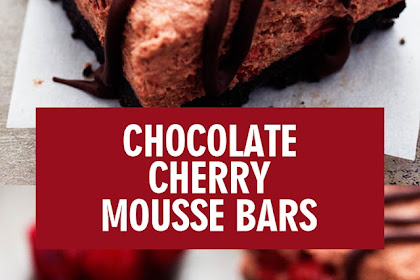 CHOCOLATE CHERRY MOUSSE BARS