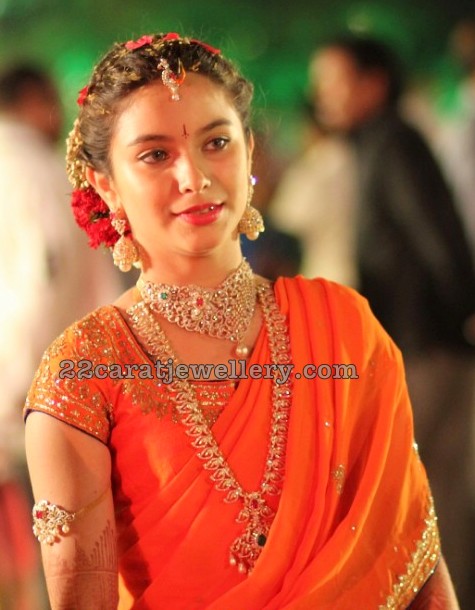Pretty Girl Divya Half Saree Ceremony