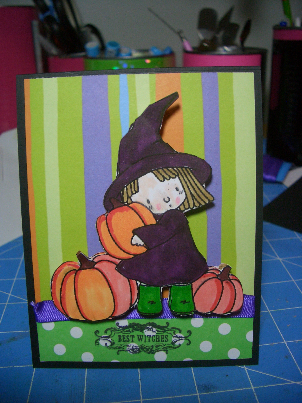 all for the grandkids a couple of Halloween cards