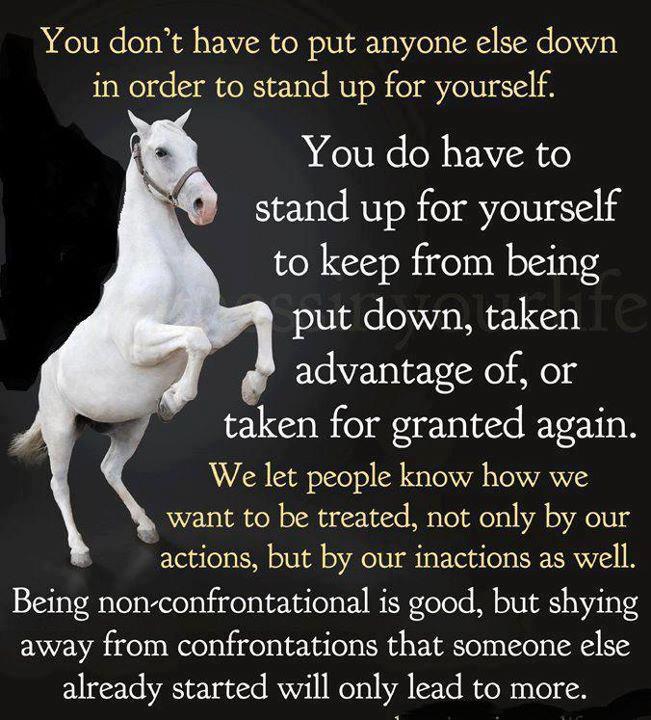 life inspiration quotes: Stand up for yourself inspirational quote