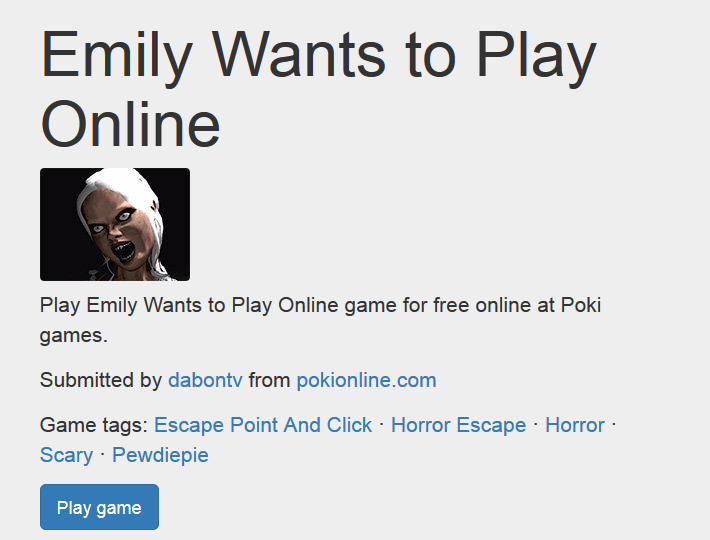 Poki Horror Games - Play Horror Games Online on