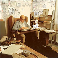 Resultado de imagen de roald dahl en su cabaña de escribir