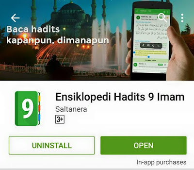 Kado Ramadhan 1436 H Lidwa: Ensiklopedi Kitab Hadits 9 Imam (Kutubut Tis’ah) Versi Mobile (Android)