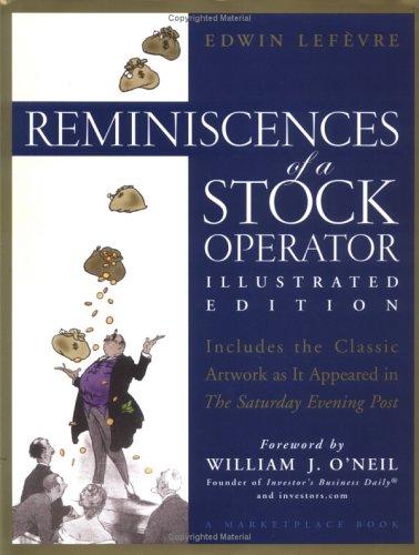 Reminiscences of a stock operator book Reminiscences of a stock operator book