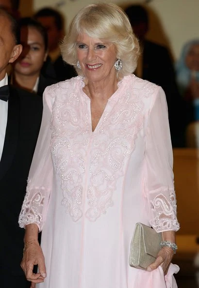 Prince Charles and Duchess Camilla are on a tour of Singapore, Malaysia, Brunei and India. Gala dinner at Majestic Hotel