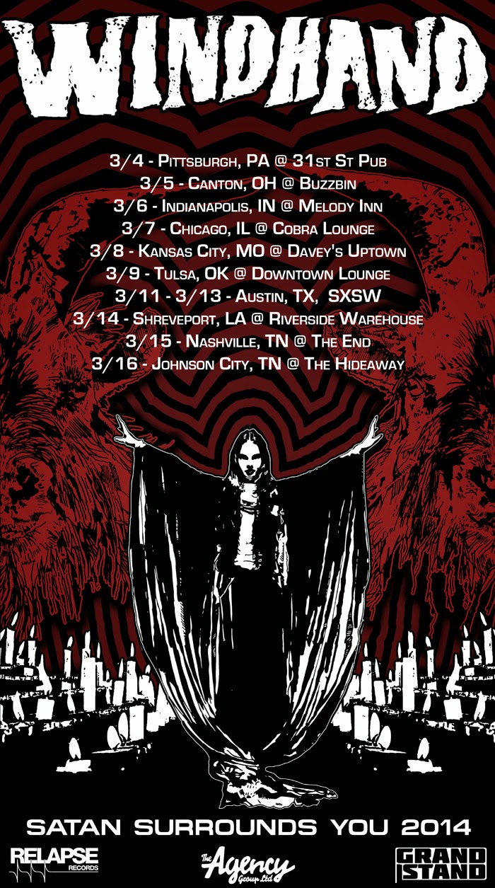 DOOM METAL FRONT Windhand Reveal US Tour Dates, and will be coming to
