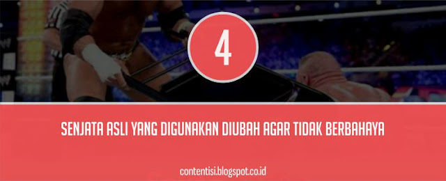 4. Senjata Asli Yang Digunakan Diubah Agar Tidak Berbahaya 4. Senjata Asli Yang Digunakan Diubah Agar Tidak Berbahaya