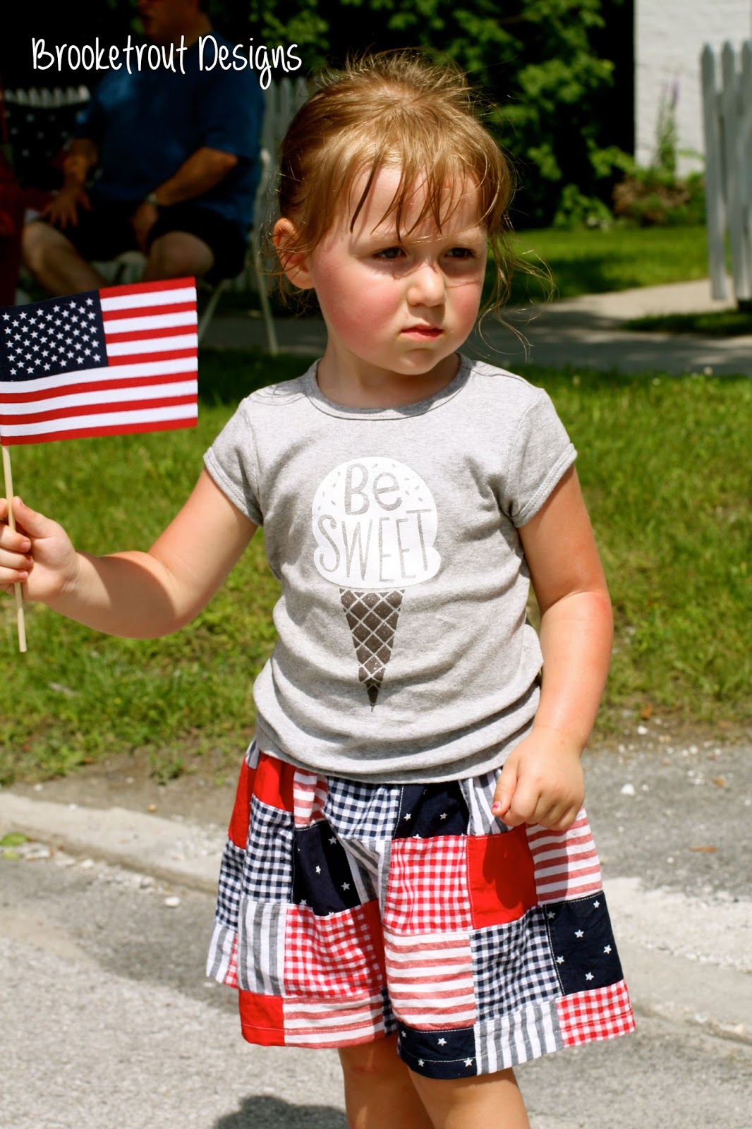 Brooketrout Designs Runway Brooke 4th of July skirt