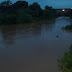 Após duas horas de chuva, Rio Bananeira transborda