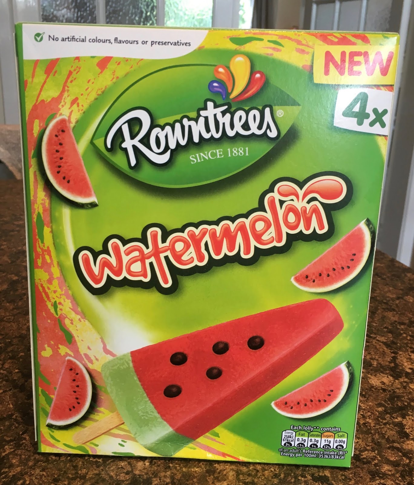FOODSTUFF FINDS Rowntrees Watermelon Ice Lollies (Morrisons) By Cinabar