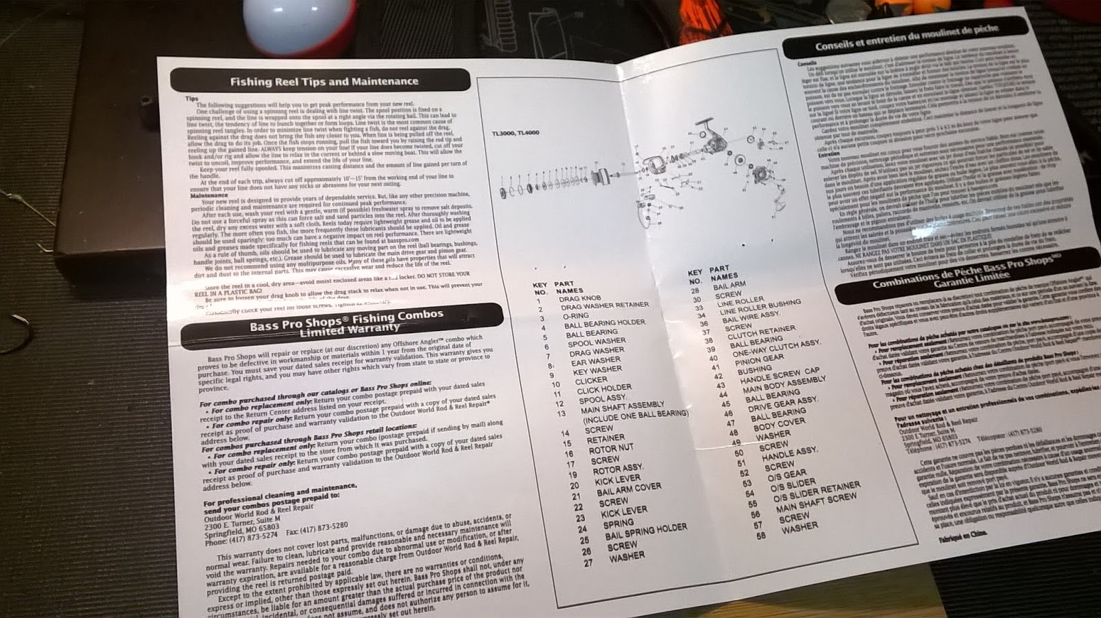 tightline spinning combo