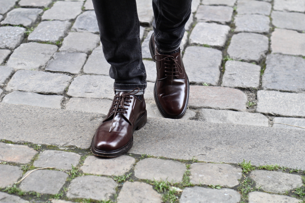 blog-mode-homme-style-masculin-preppy-classique-pull-col-v-rouge-veste-harris-wharf-london-balibaris-skinny-jeans-mec -paris-bordeaux