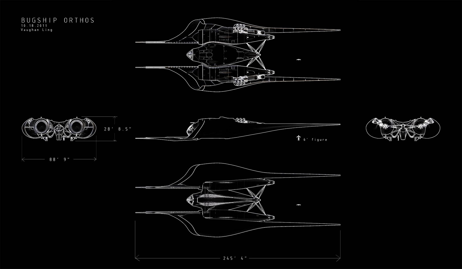 V Ling Bugship Model Kit