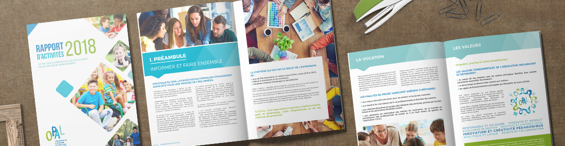 Création de flyers, affiches, brochures.