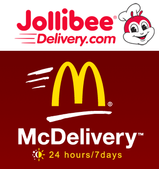 Mcdonald's and Jollibee Online Delivery Service - neknekenken