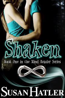 Shaken Shaken by Susan Hatler, book, Mind Reader series, ypung adult, paranormal