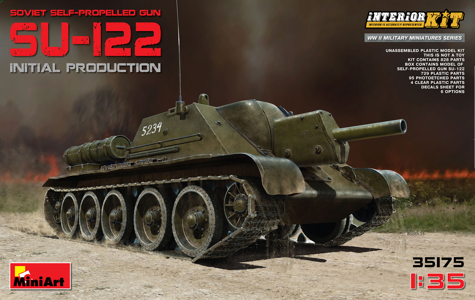 "Su" build Pt.II - MiniArt's 35th scale Su-122 Soviet Self-Propelled Gun Initial Prod kit