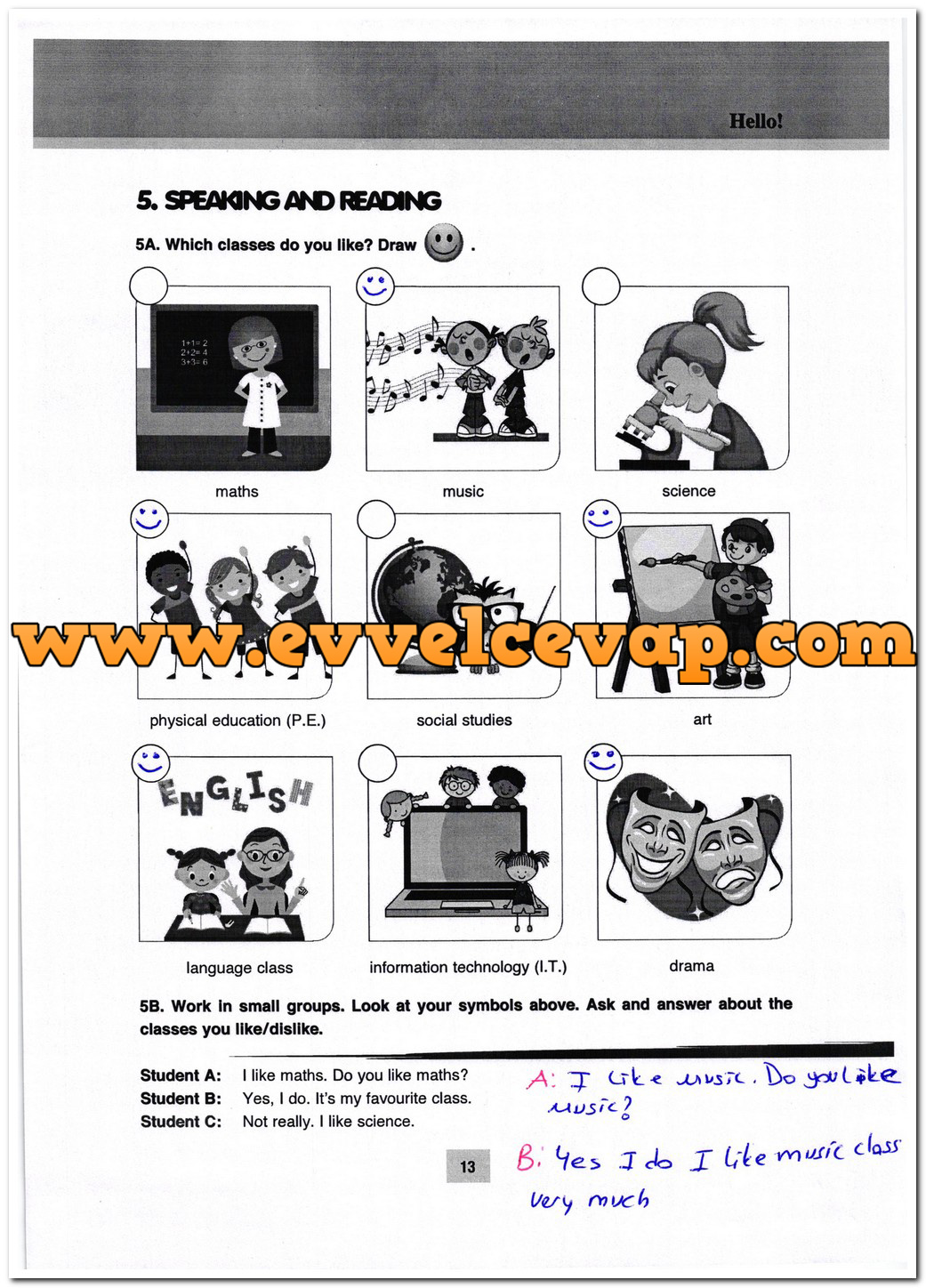 5. Sınıf Özgün Yayınları İngilizce 13. Sayfa Cevapları 5. Sınıf Özgün Yayınları İngilizce 13. Sayfa Cevapları