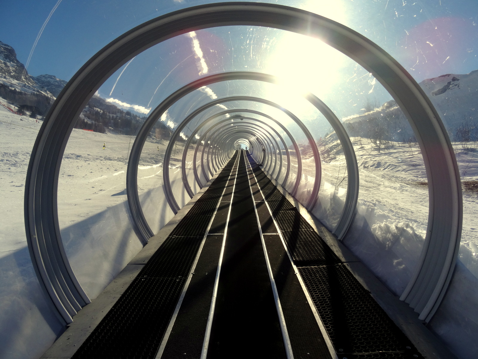 Vaujany, French Alps Lunching and People Watching on the Piste at Les