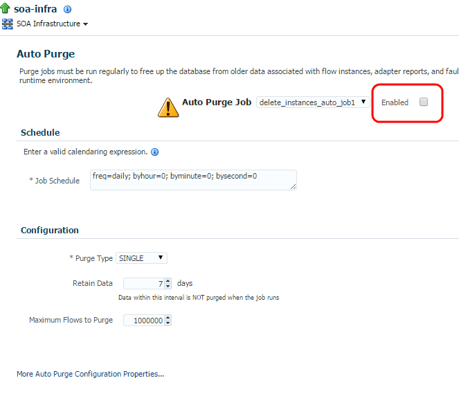 New FeatureOracle SOA 12c AutoPurge