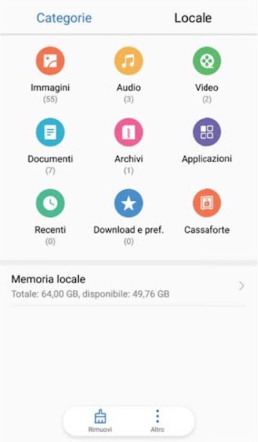 app gestione file huawei