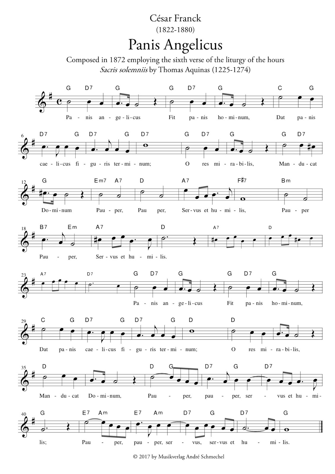 Lead sheet César Franck Lead sheet César Franck