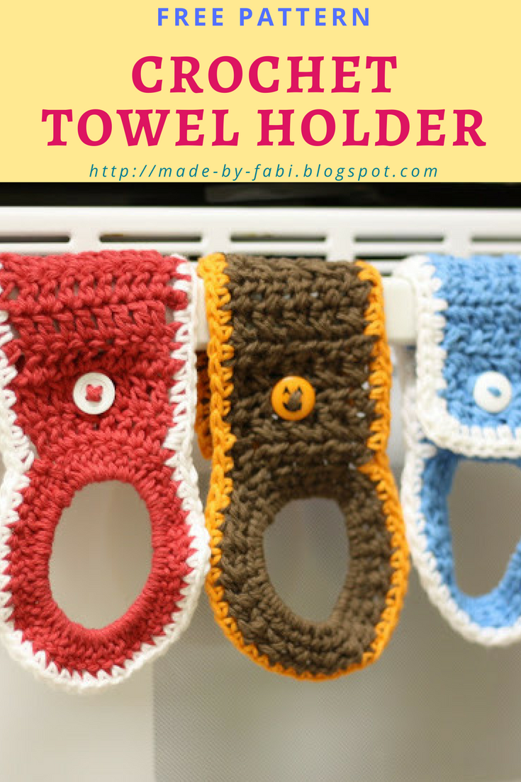 Crochet Towel Holder Ring Tutorial