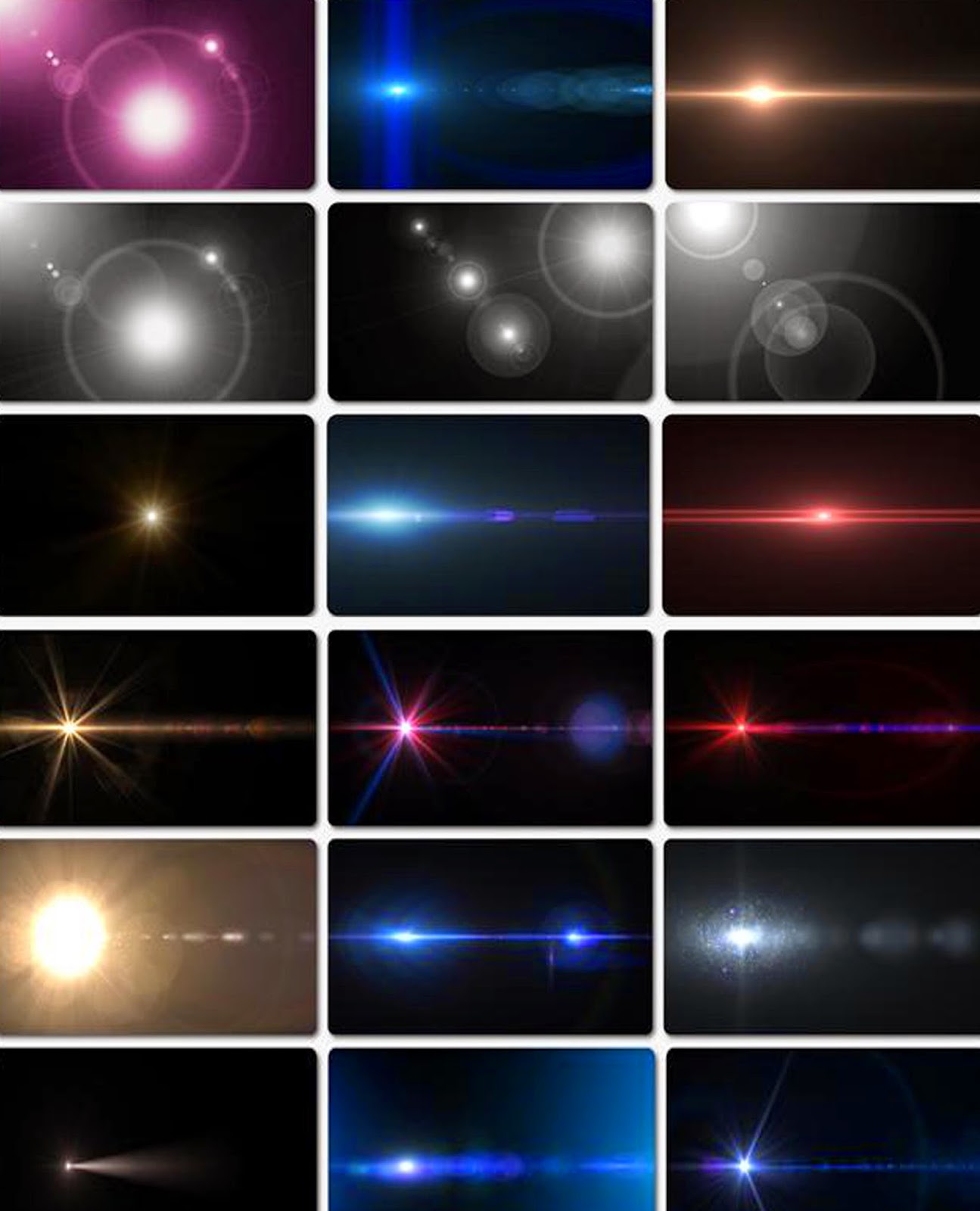 lens flare png collection new for Photoshop lovers