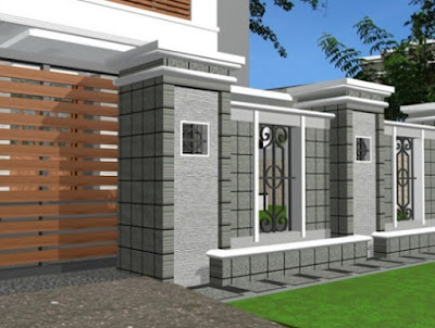 gambar pagar tembok depan rumah minimalis terbaru gambar pagar tembok depan rumah minimalis terbaru