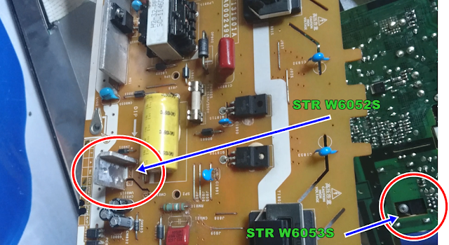 Persamaan STR PSU TV LED/LCD TOSHIBA Kerusakan Power Supply TV LCD/;LED TOSHIBA