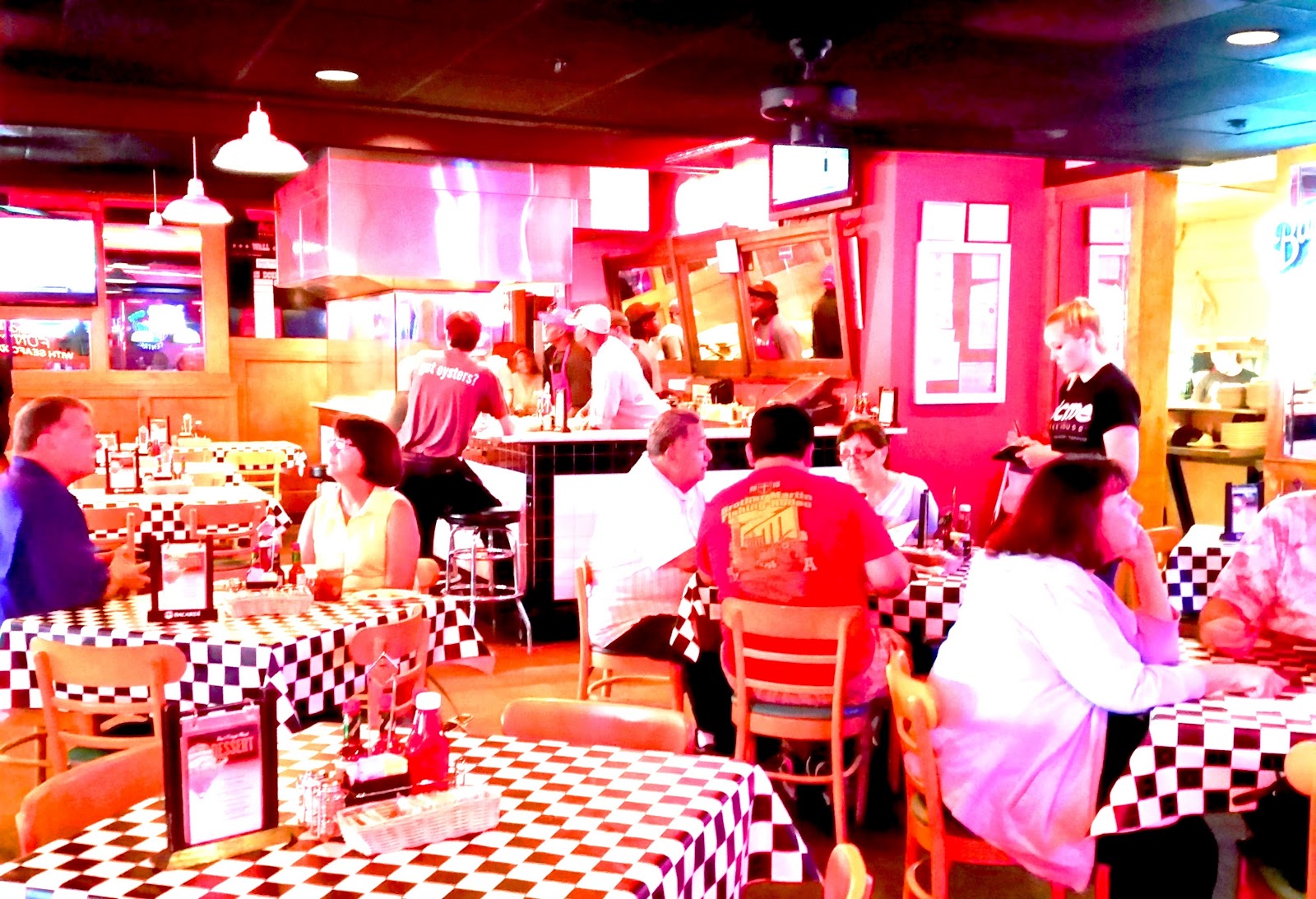 angels and people, life in New Orleans Acme Oyster House on Veterans