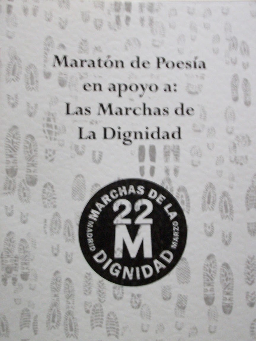 MARATÓN DE POESÍA EN APOYO A LAS MARCHAS DE LA DIGNIDAD (3 POEMAS)