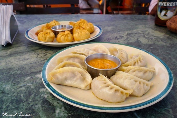 Kathmandu, Kasthamandar Restaurant. Momo Nepal, momo