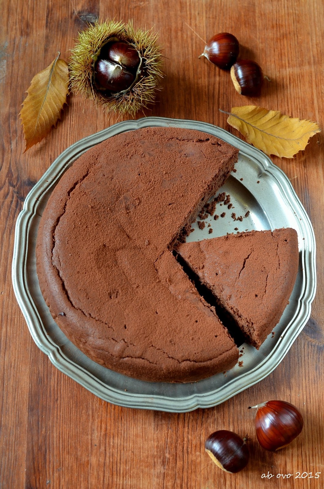 Ab oVo. Blog di ricette: Torta di castagne e cioccolato al rum (senza ...