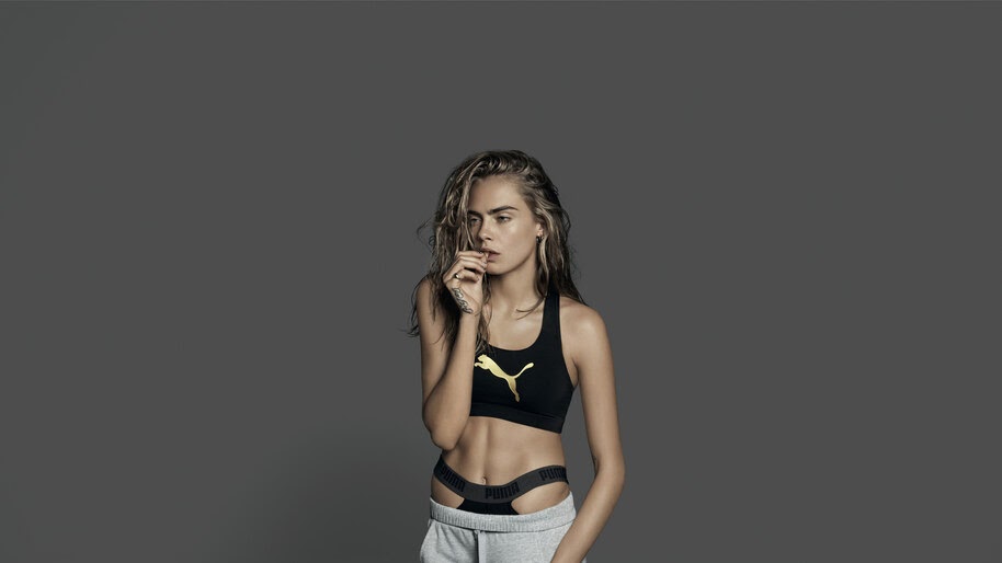 Cara Delevingne, Puma, Model, 4K, #4.726
