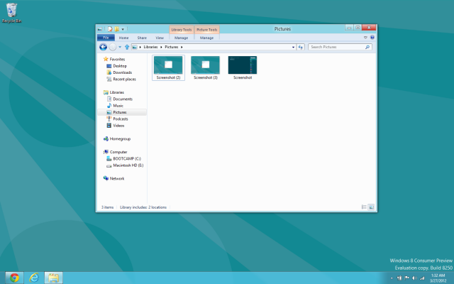 Windows 8 Consumer Preview Screenshots: Build 8250 Has Been Compiled