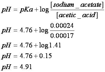 proteger entre Desgracia pH calculations and more in fundamentals of pharmaceutics. : Calculate pH  of 100 ml buffer solution containing 0.1 g acetic acid and 0.2 g sodium  actetate.