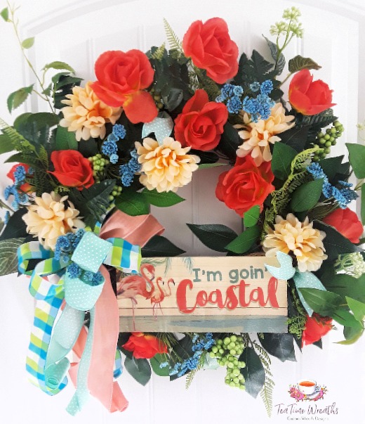 Coastal Flower Wreath
