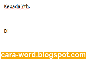 Cara Membuat Mail Merge Word Cara Membuat Mail Merge Word