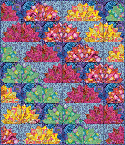 Quilting Land Fan Dance Quilt